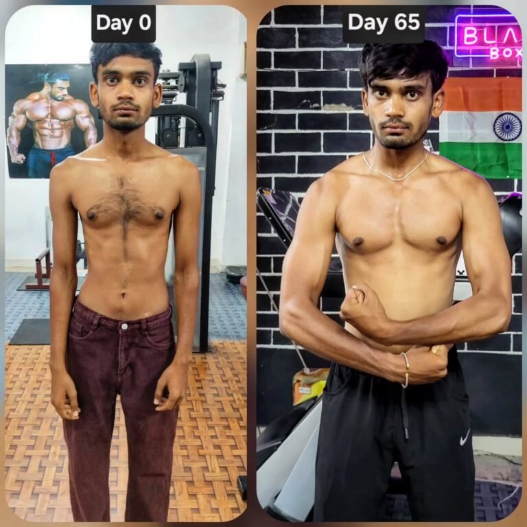 Another example of consistency_Hardwork and Discipline 🔥🫡 _blackbox_fitness_studio __Rate this transformation(HEIC)